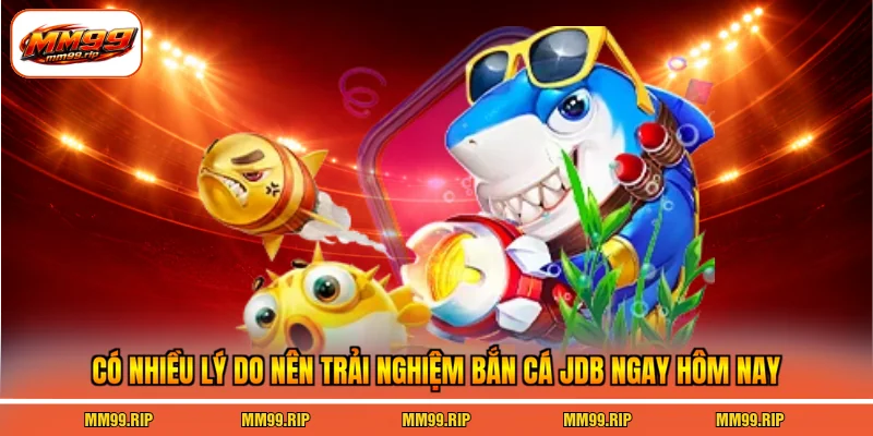Có nhiều lý do nên trải nghiệm bắn cá JDB ngay hôm nay