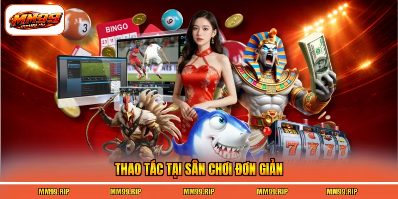 Thao tác tại sân chơi đơn giản
